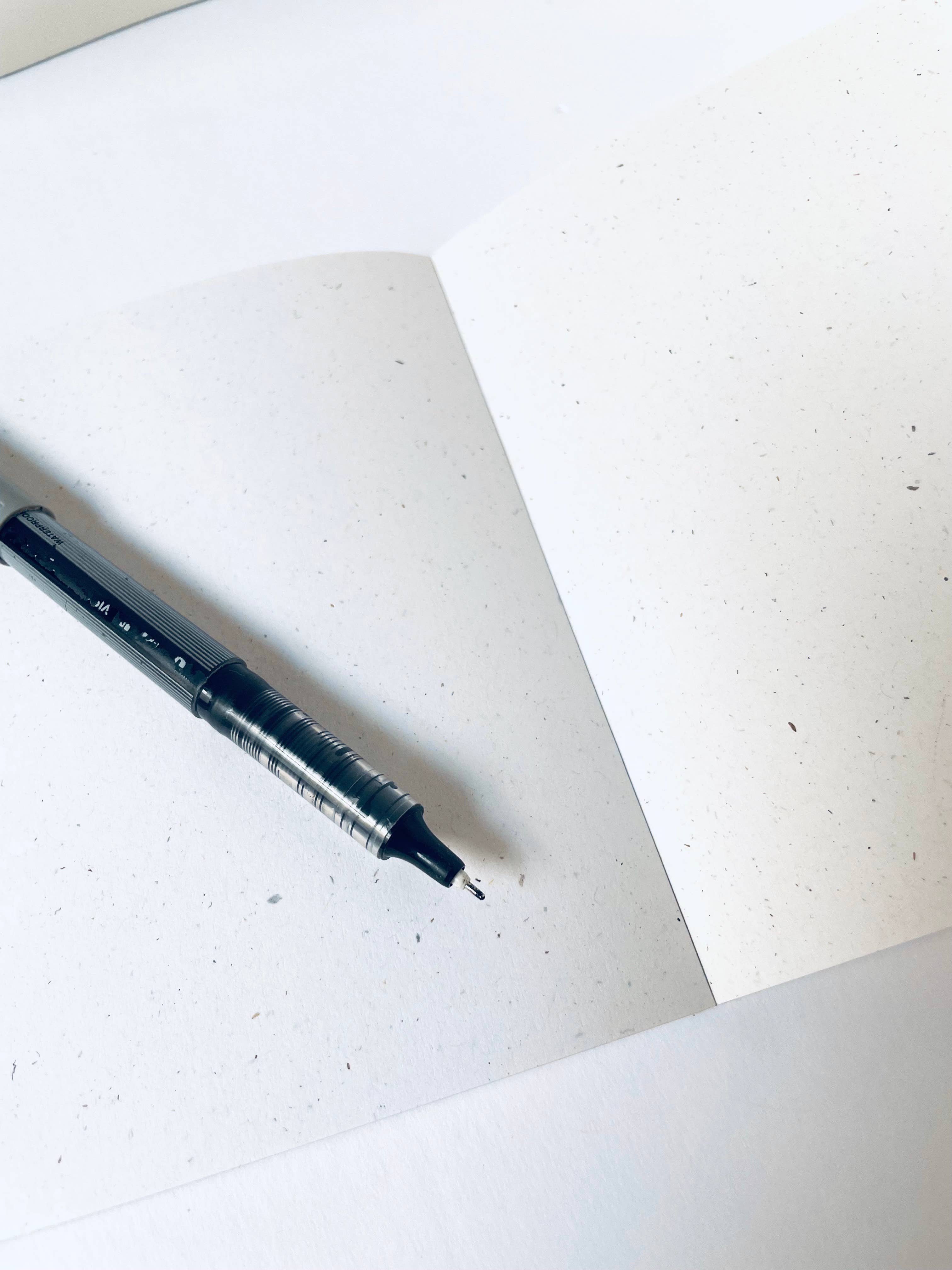Atelier By Cat - Mini Recycled Coffee Confetti Notebook Eco-Friendly Book: Blank