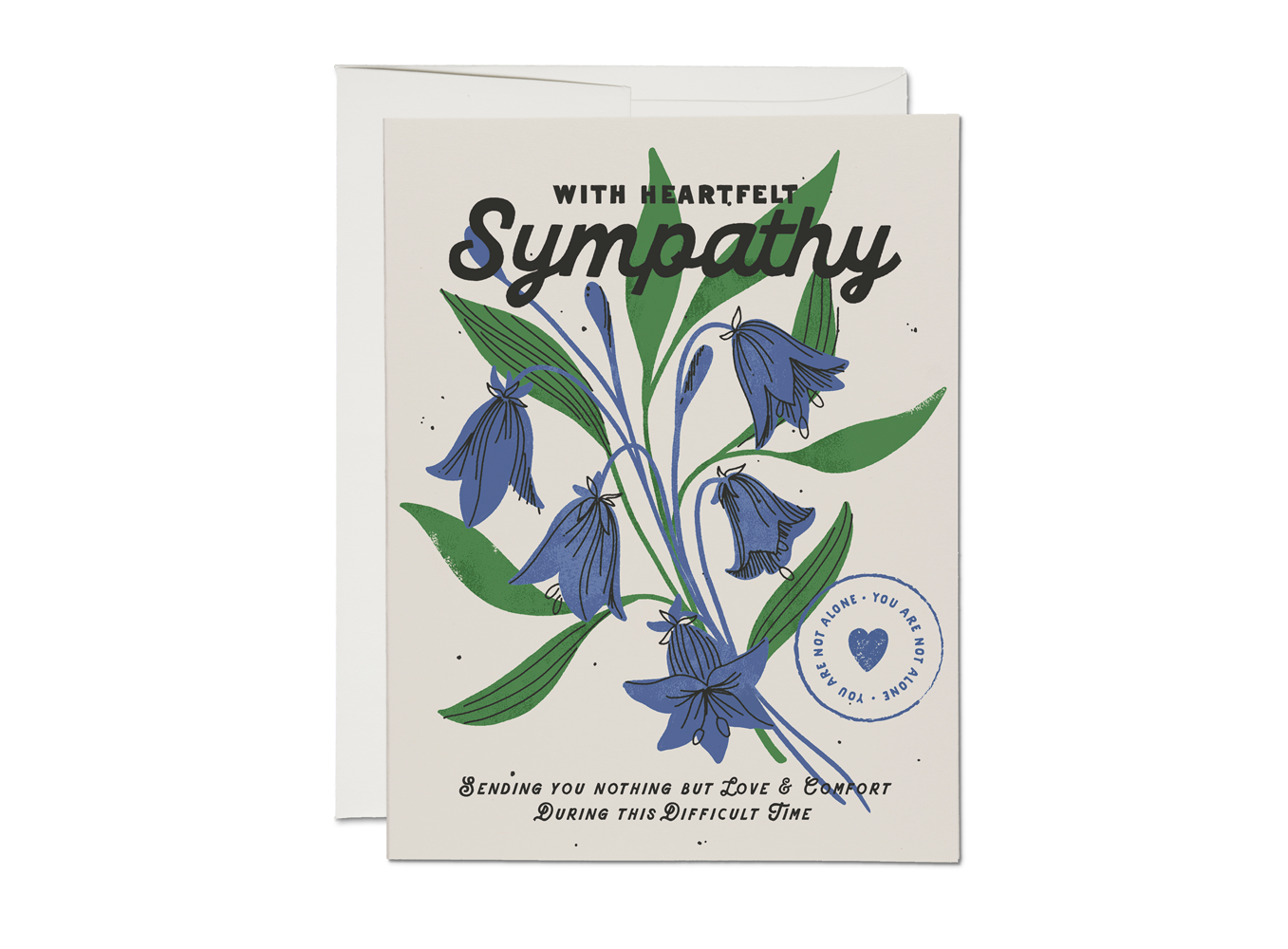Red Cap Cards - Heartfelt Sympathy Greeting Card