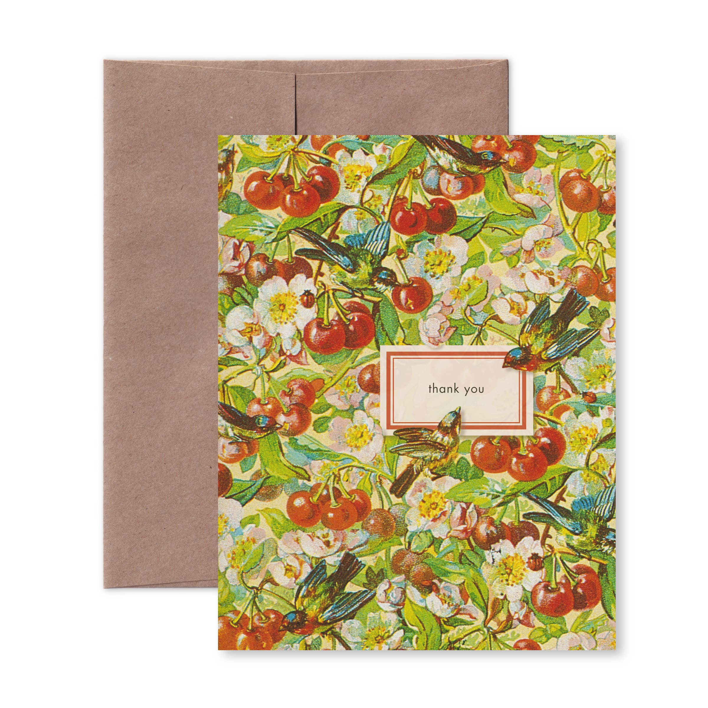Pictrix Design - Thank-you A2 notecard (cherries)