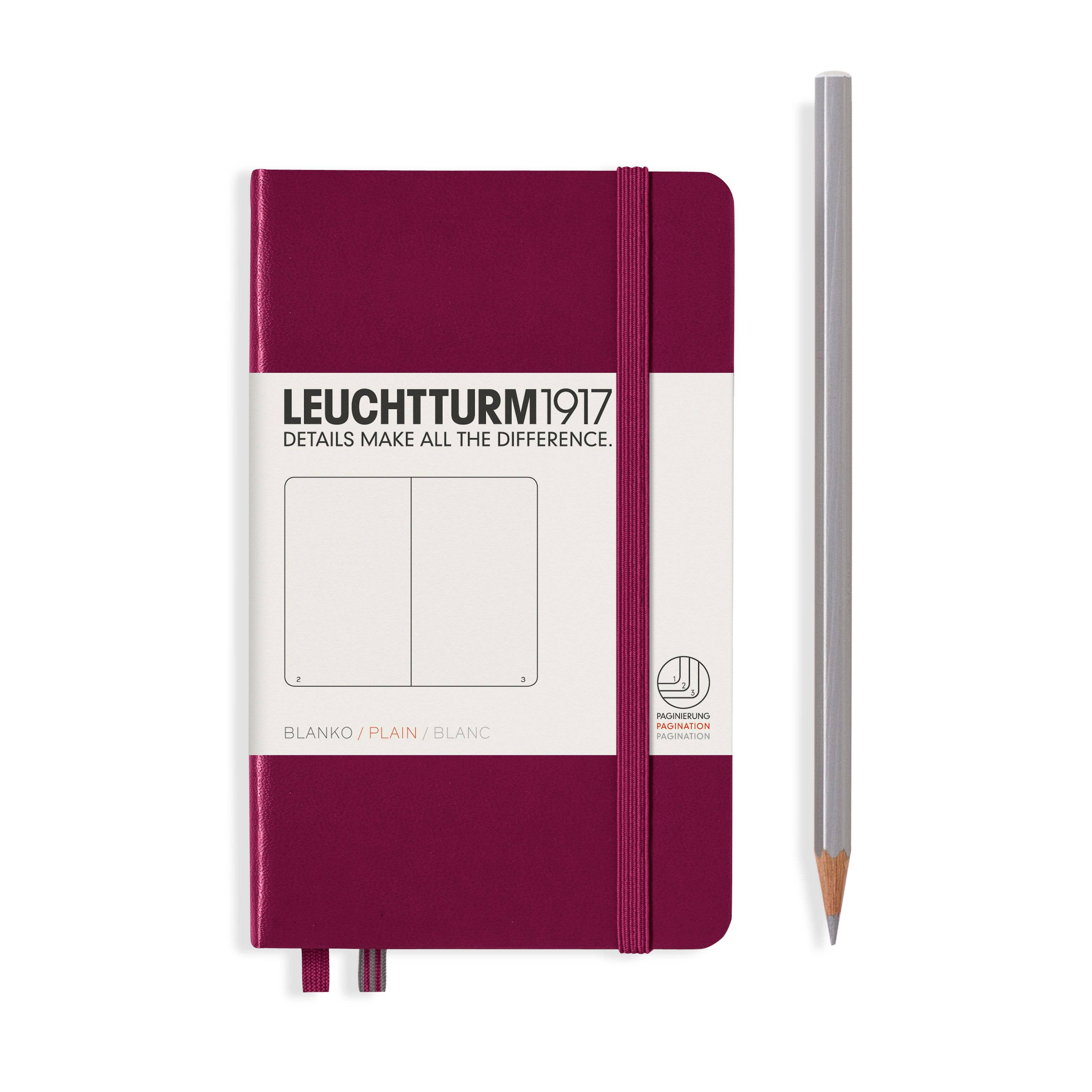 Leuchtturm1917- Notebooks - Pocket (A6): Black / Hardcover / Ruled