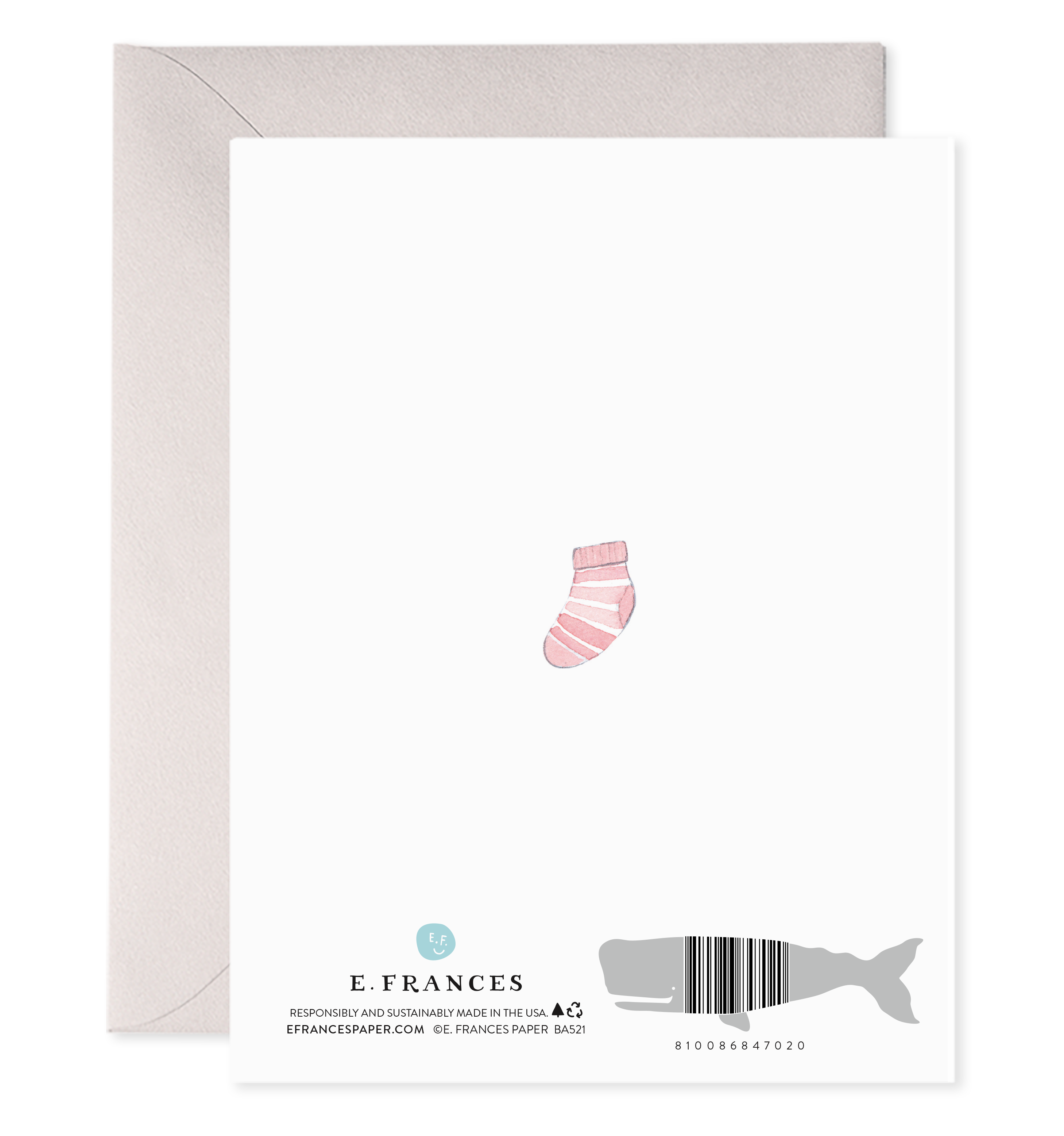 E. Frances Paper - Baby Heart Greeting Card