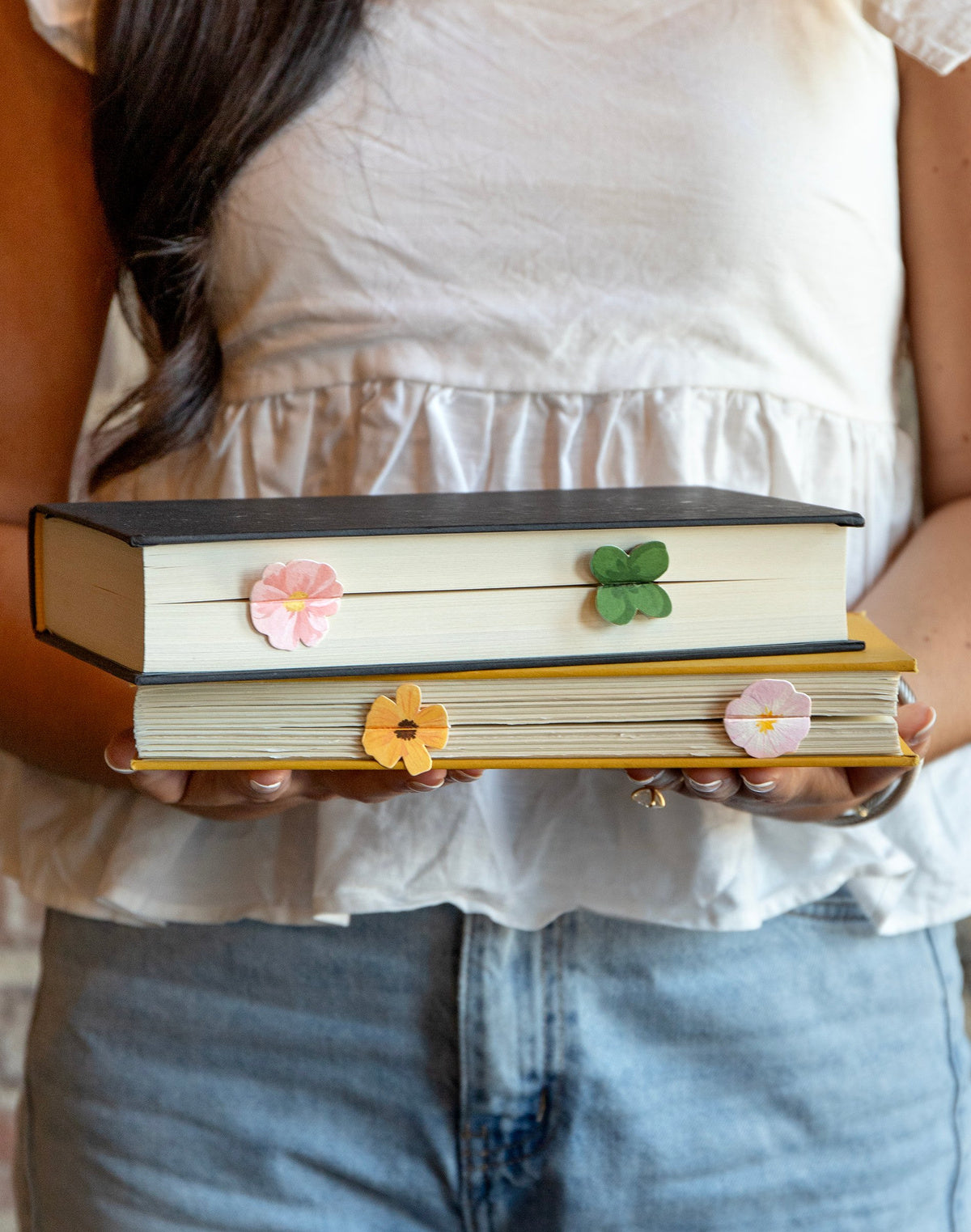1Canoe2, Floral Pop-up Bookmark Set  of 4