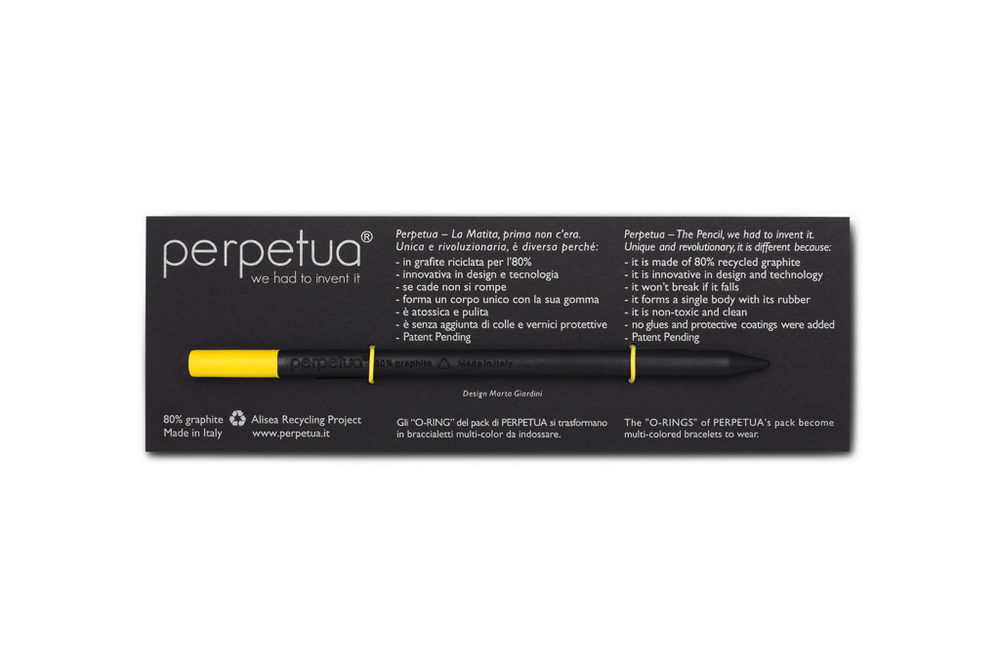Perpetua - Recycled Graphite Pencils, Yellow