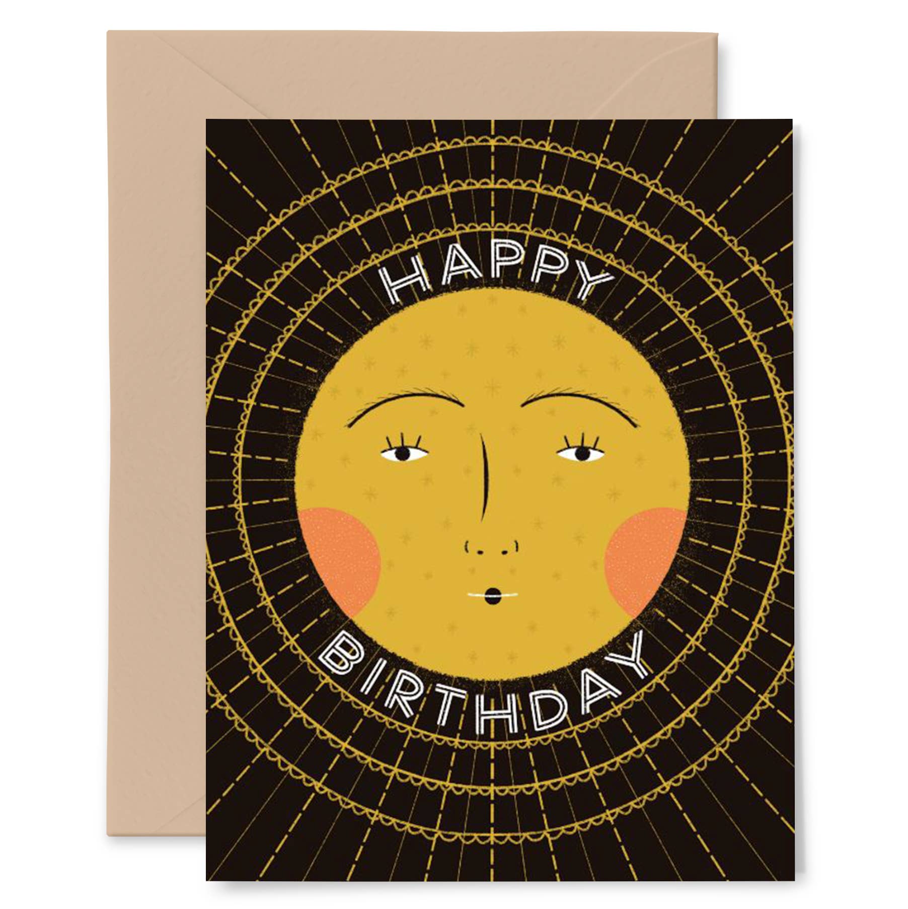 Gingiber - Birthday Sun Greeting Card