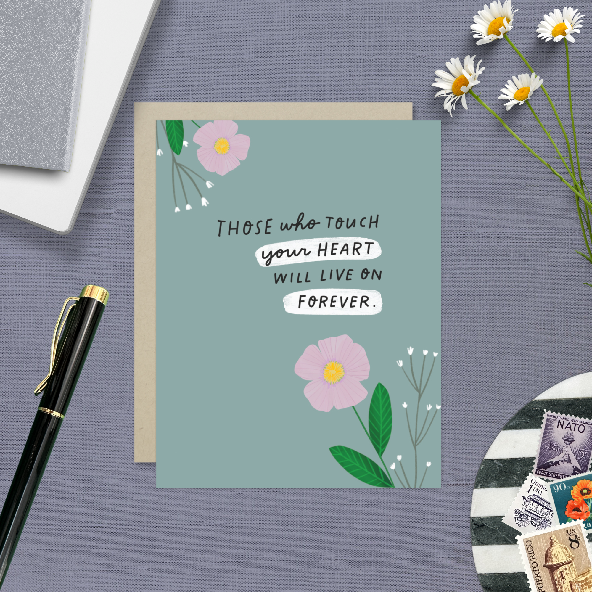 Barone and Co. - Live On Forever Sympathy Card