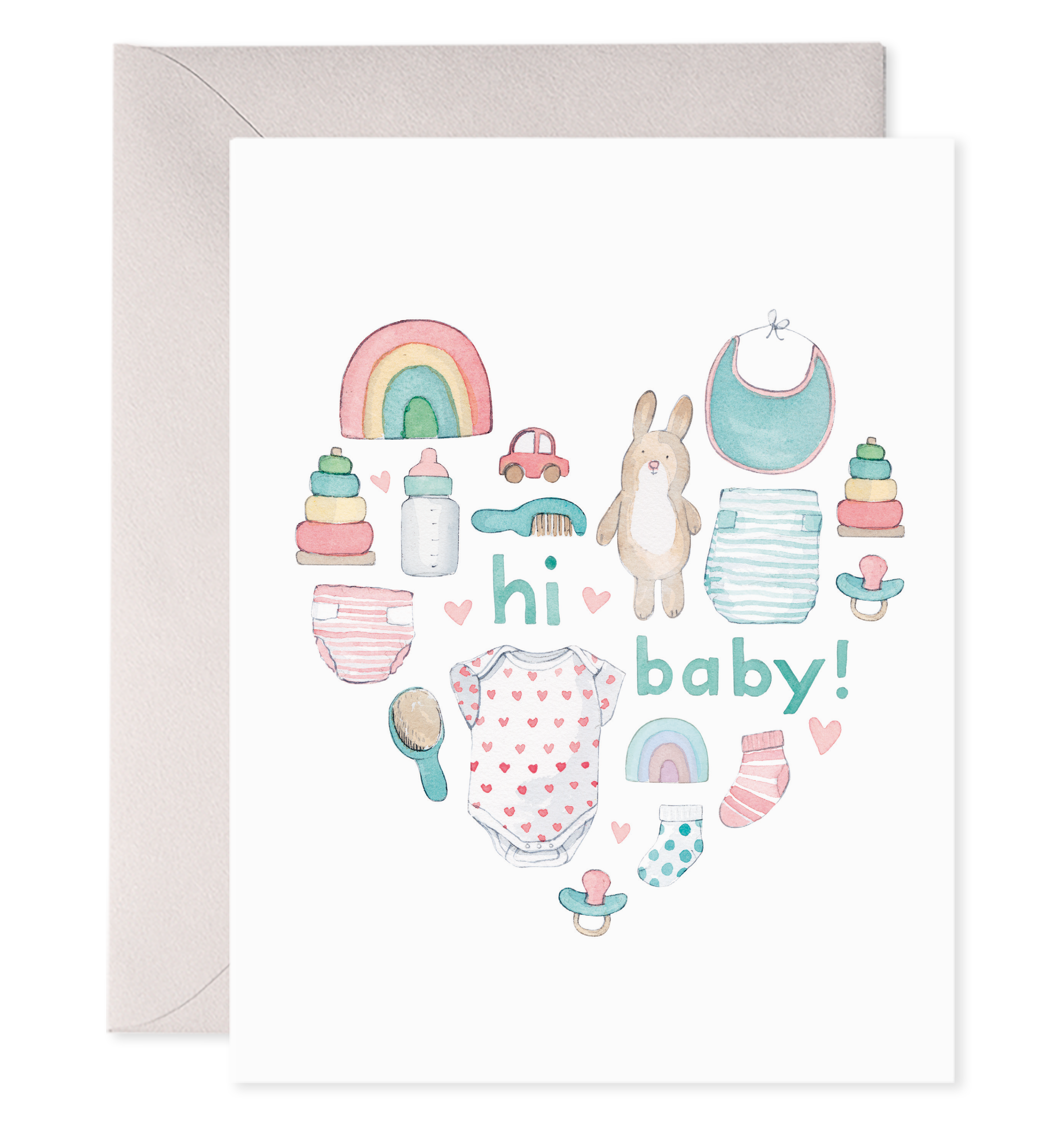 E. Frances Paper - Baby Heart Greeting Card