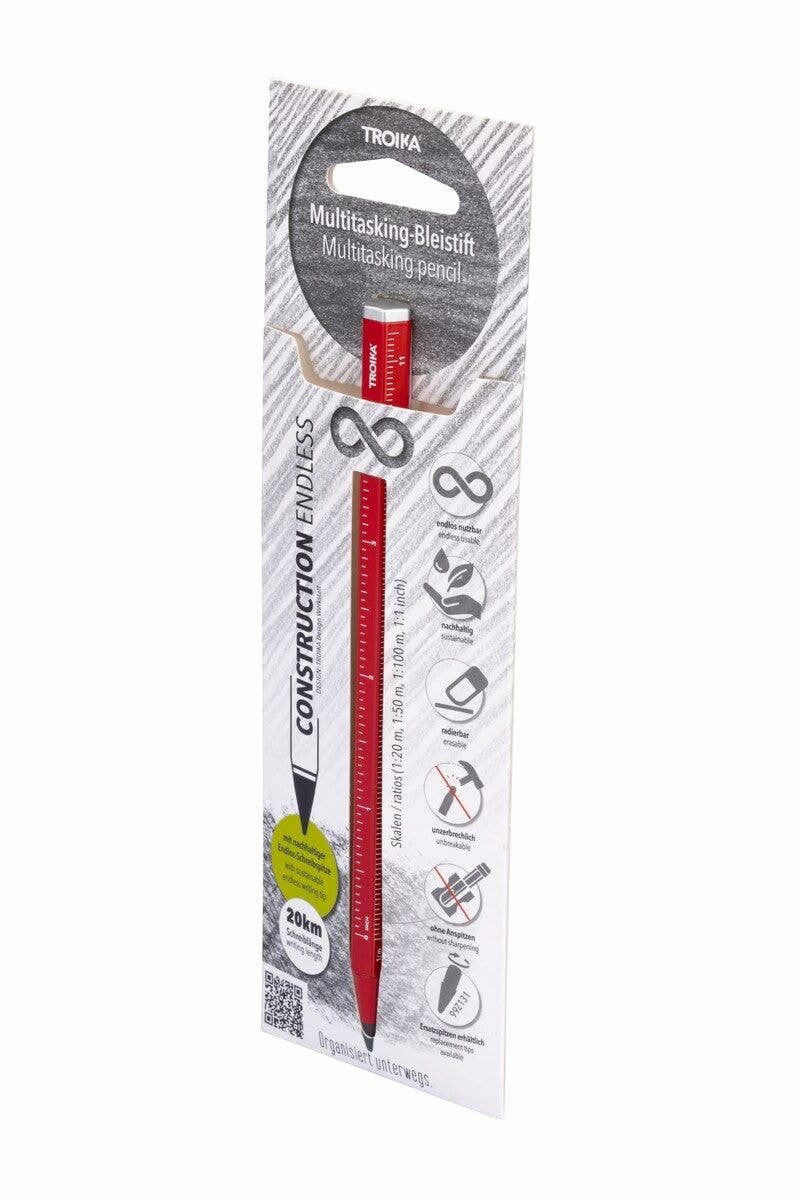 Troika Multi-Tasking Construction Endless Pencil 12.5 Miles: Neon Orange