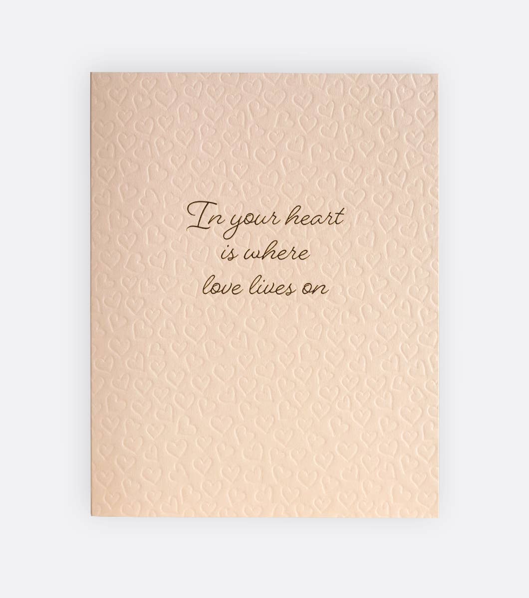 Elum Designs - Sympathy Heart Greeting Card