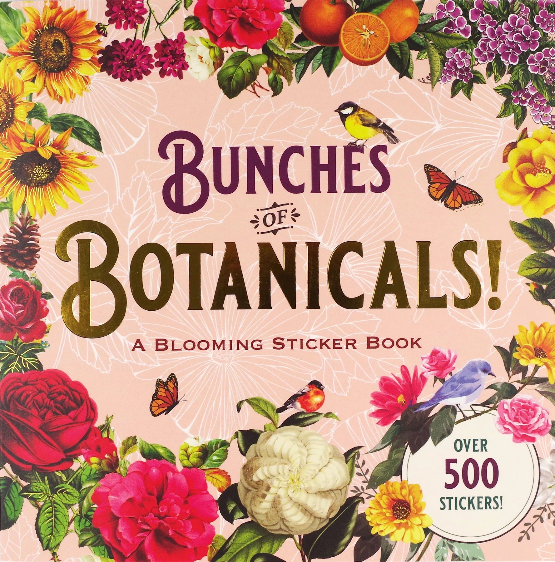 Peter Pauper Press Bunches of Botanicals! Sticker Book