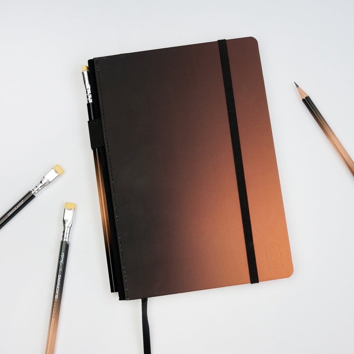 Blackwing x Fender, Sunburst, Slate Notebook