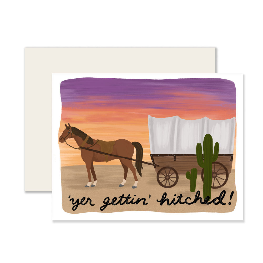 Slightly Stationery,  Gettin' Hitched Card
