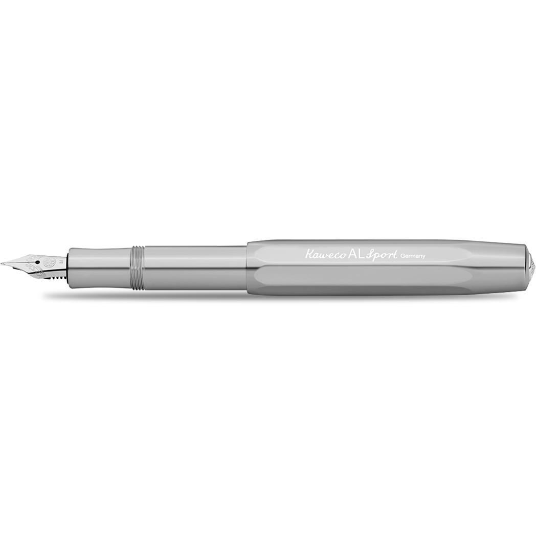 Kaweco, AL Sport Fountain Pen, Raw Polished, Fine