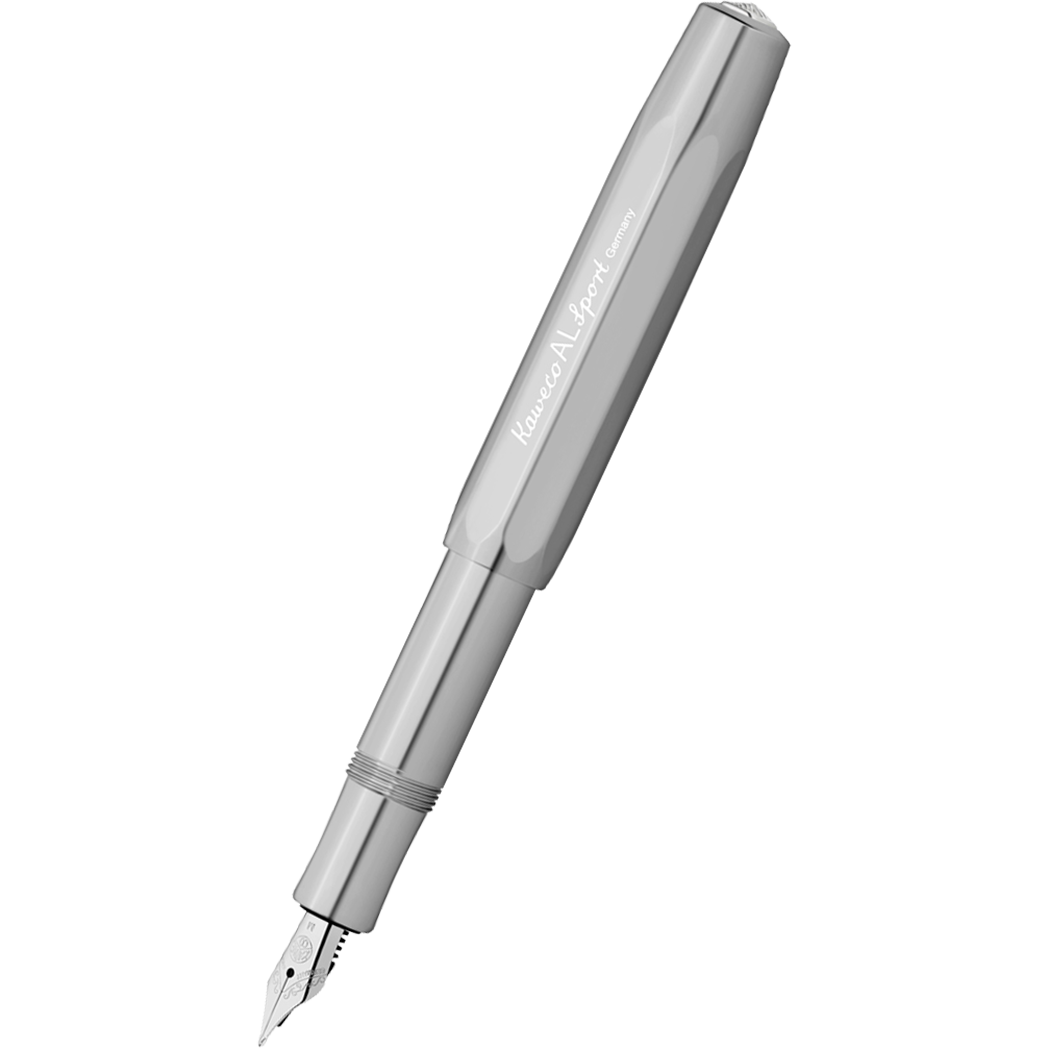 Kaweco, AL Sport Fountain Pen, Raw Polished, Fine