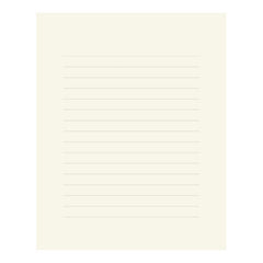 MIdori, MD Letter Pad Horizontal Ruled Lines