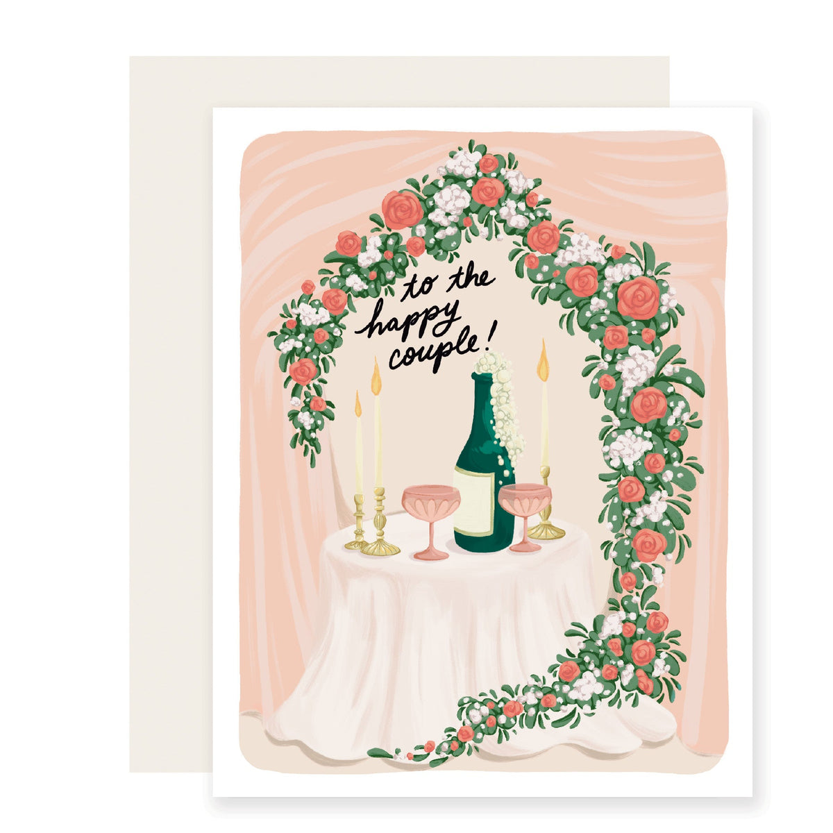 Slightly Stationery, Happy Couple Champagne