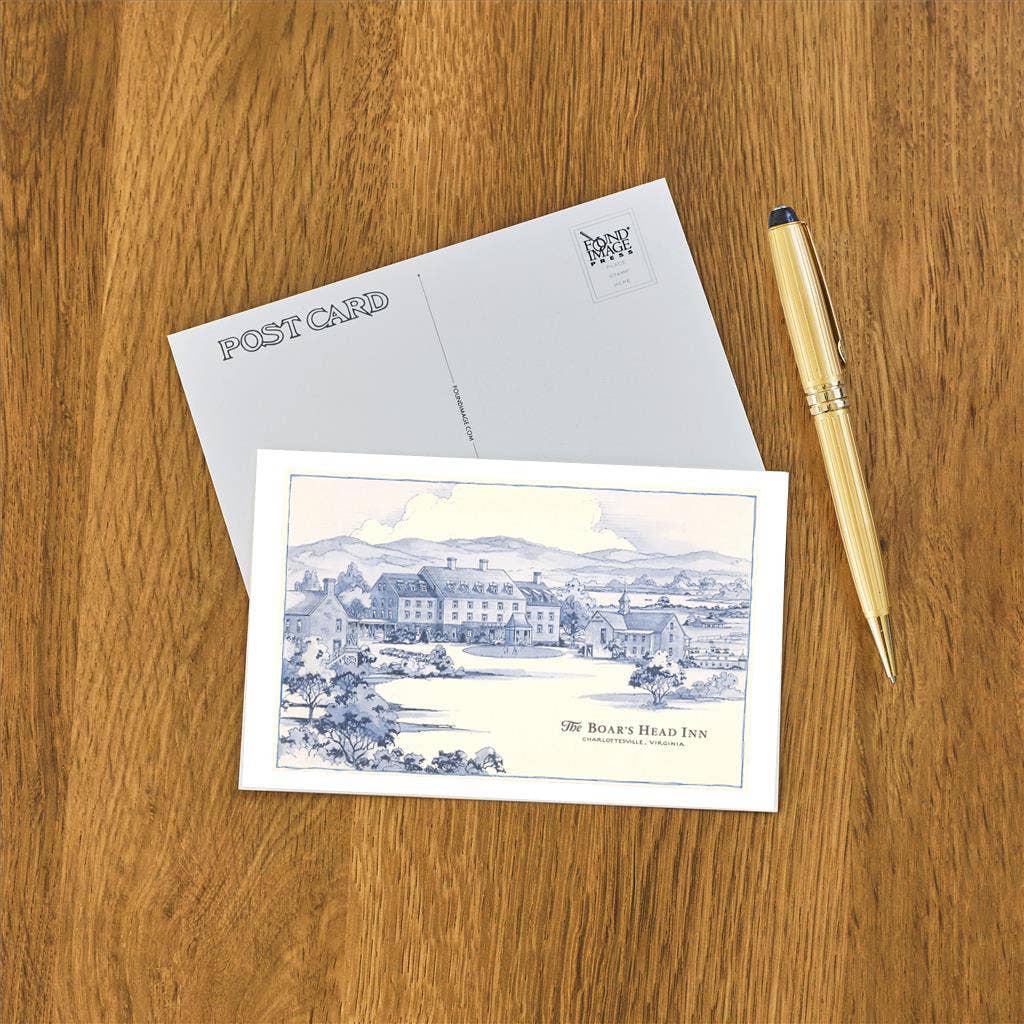 Found Image Press - Postcard VA-176 Boar's Head Inn, Charlottesville