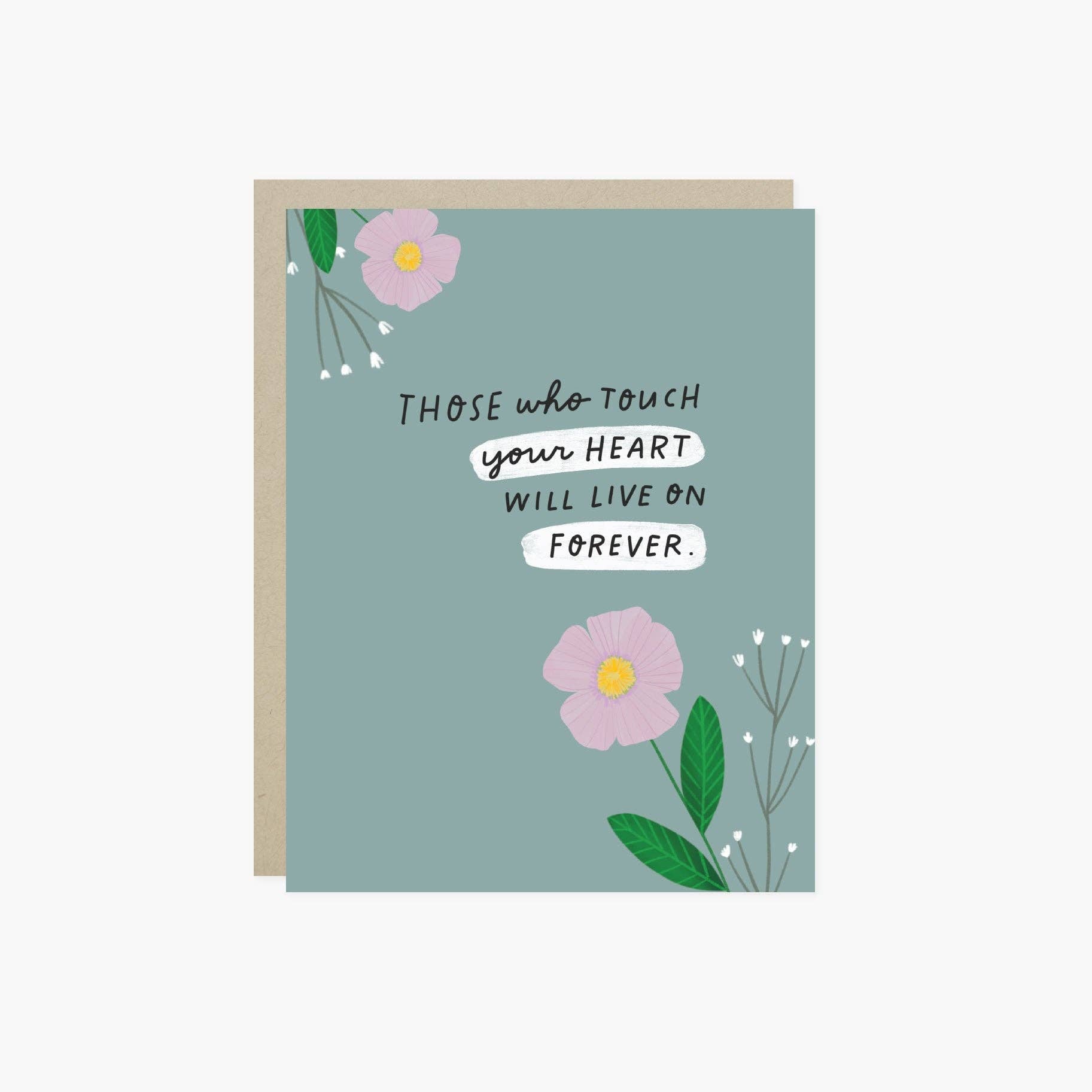 Barone and Co. - Live On Forever Sympathy Card