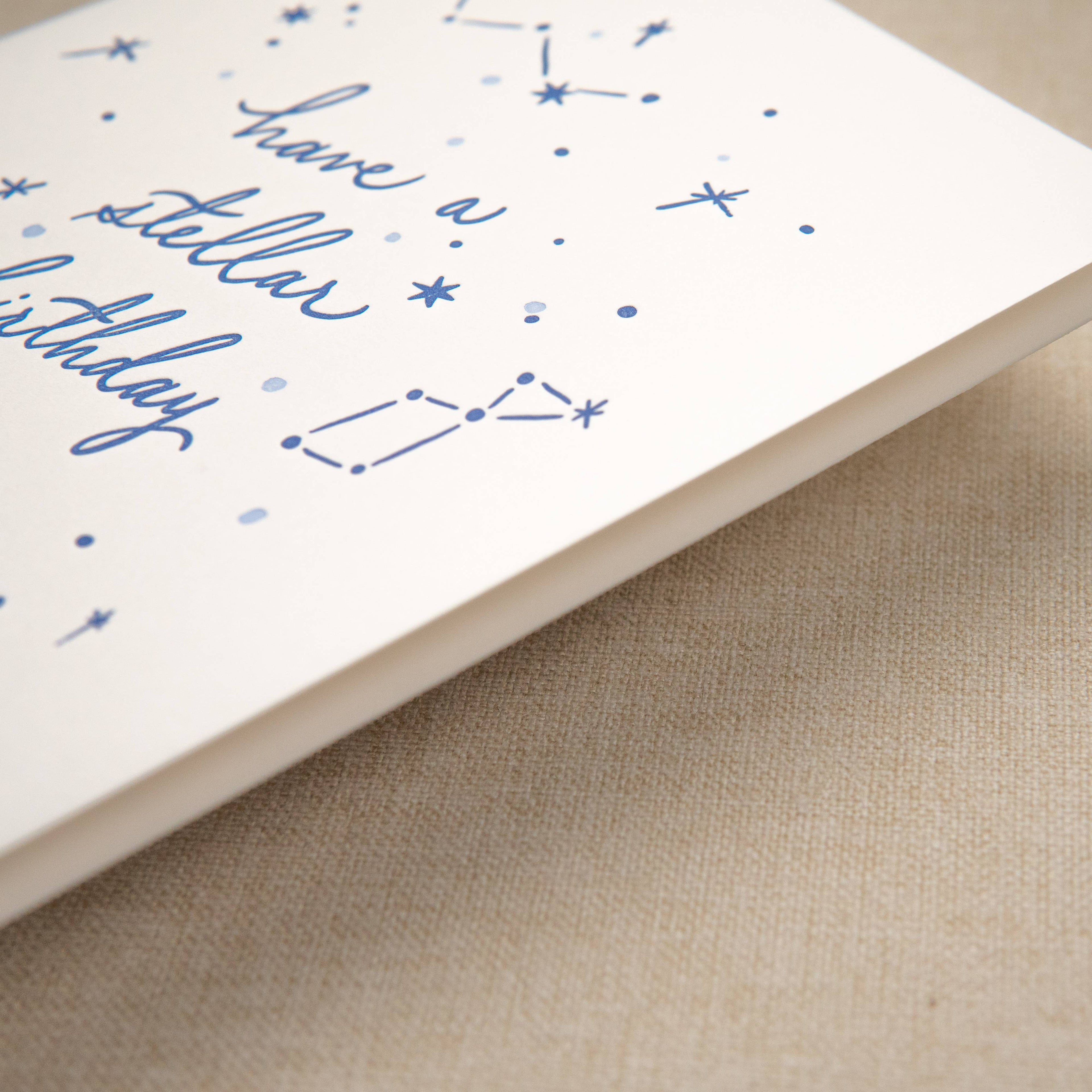 Kindred Letterpress - Stellar Birthday Card