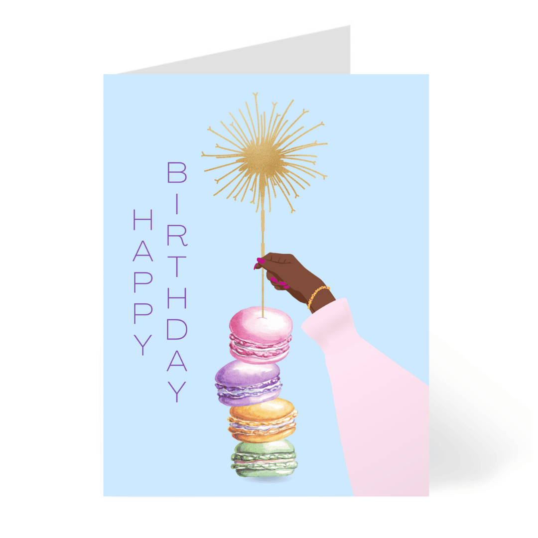 CheerNotes - Macaron Birthday Card