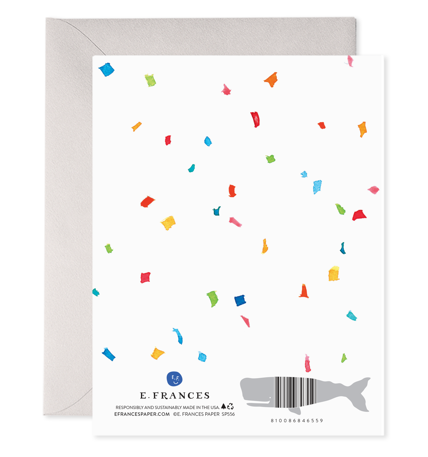 E. Frances Paper - Colorful Congrats Congratulation Greeting Card