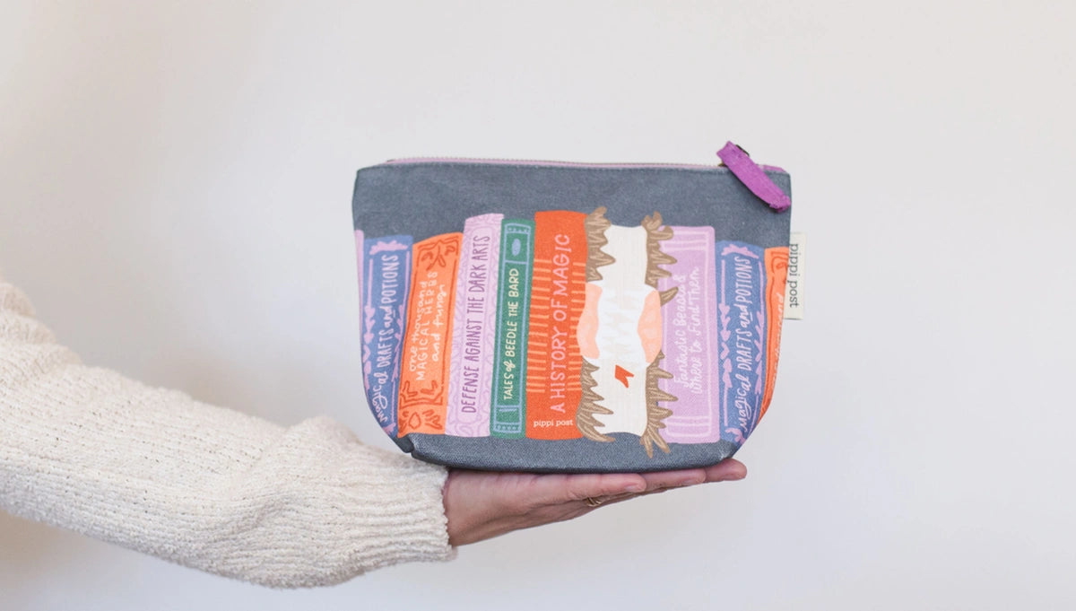 Pippi Post, Magic School Textbooks Canvas Pouch