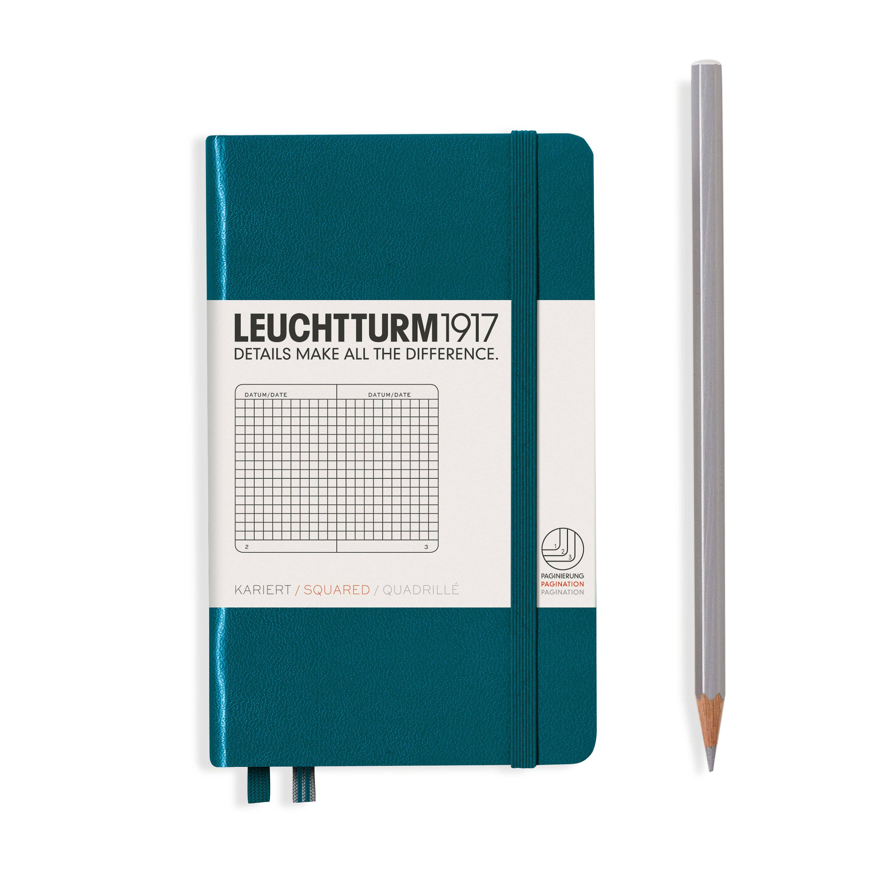 Leuchtturm1917- Notebooks - Pocket (A6): Black / Hardcover / Ruled