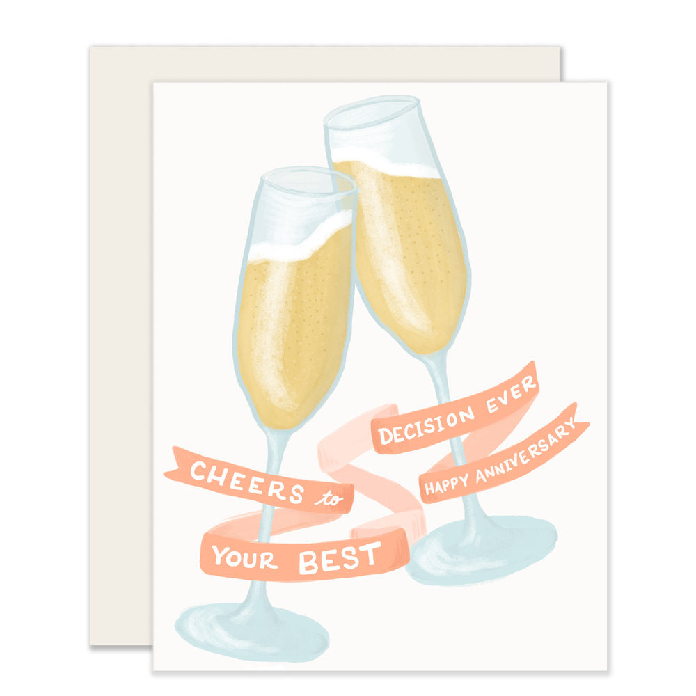 Slightly Stationery,  Best Decision Anniversary