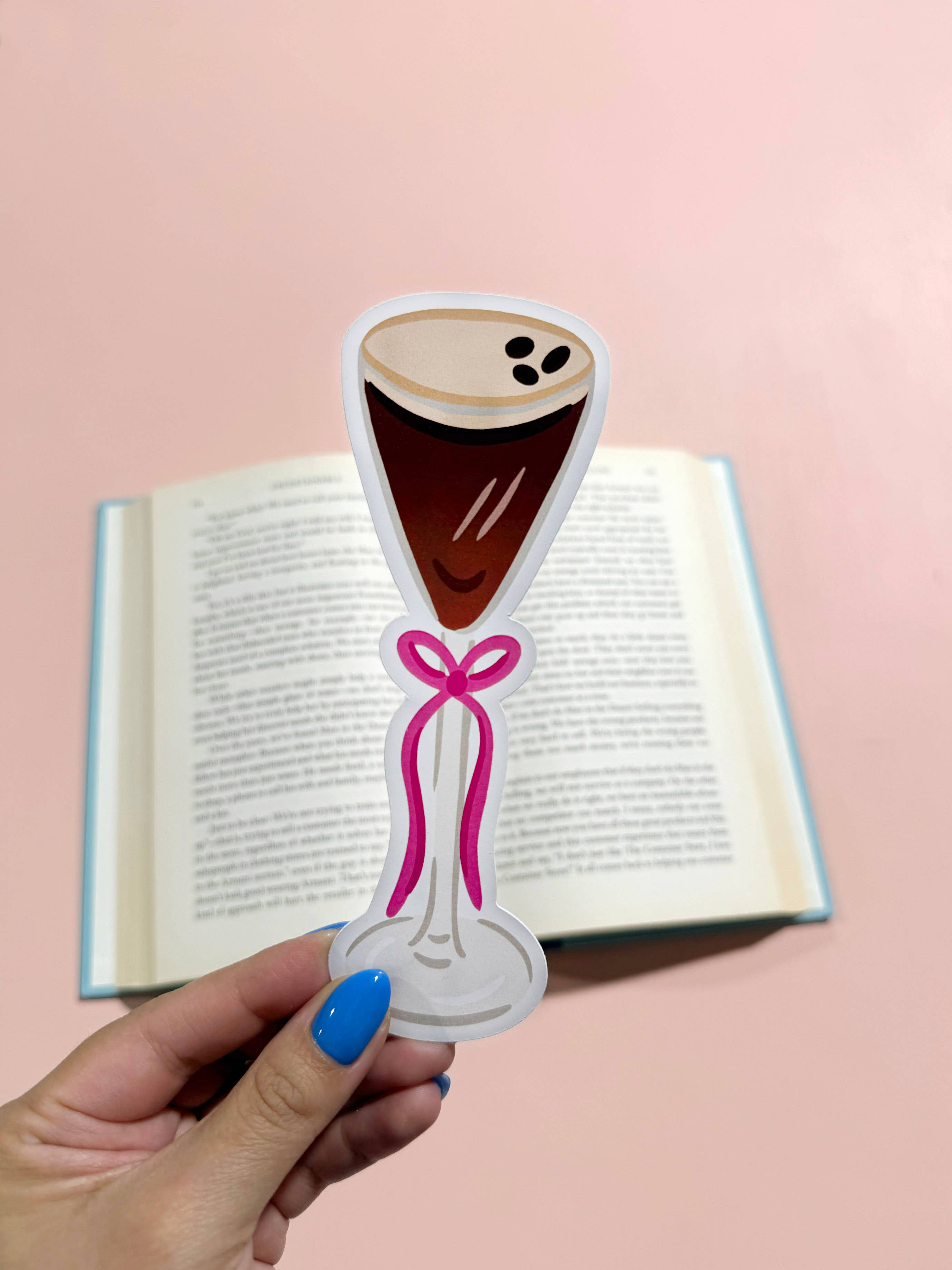 Bloomwolf Studio - Espresso Martini Die Cut Bookmark