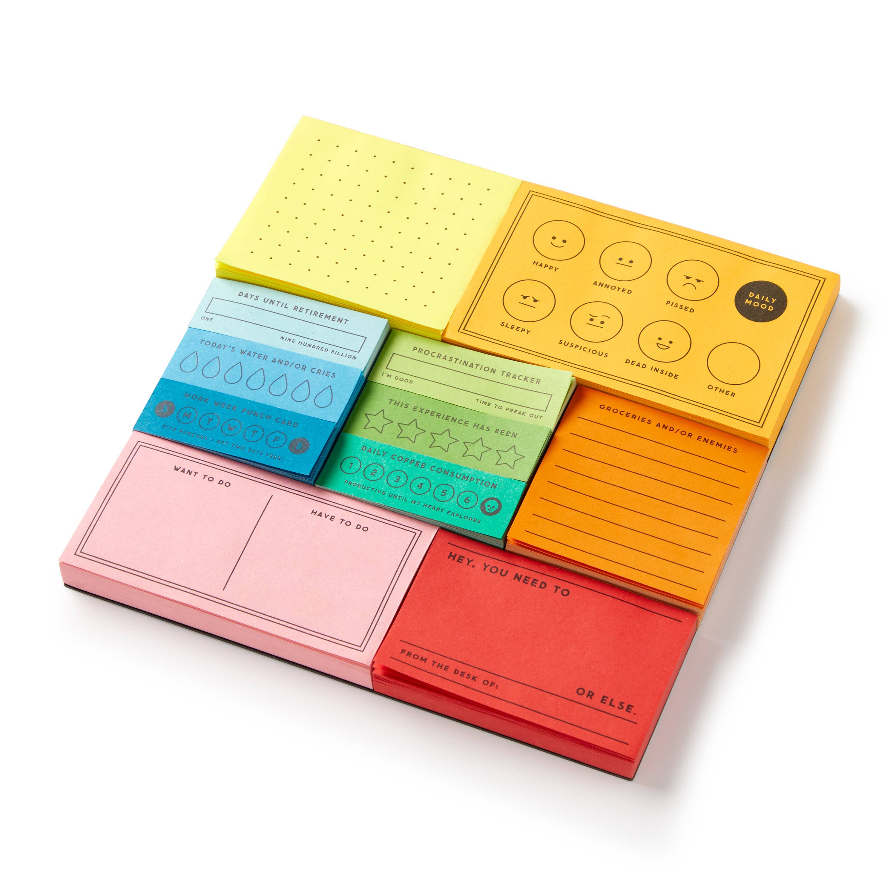 Chronicle Books - Brass Monkey I've Got A Few Notes Tear-off Notepad Set