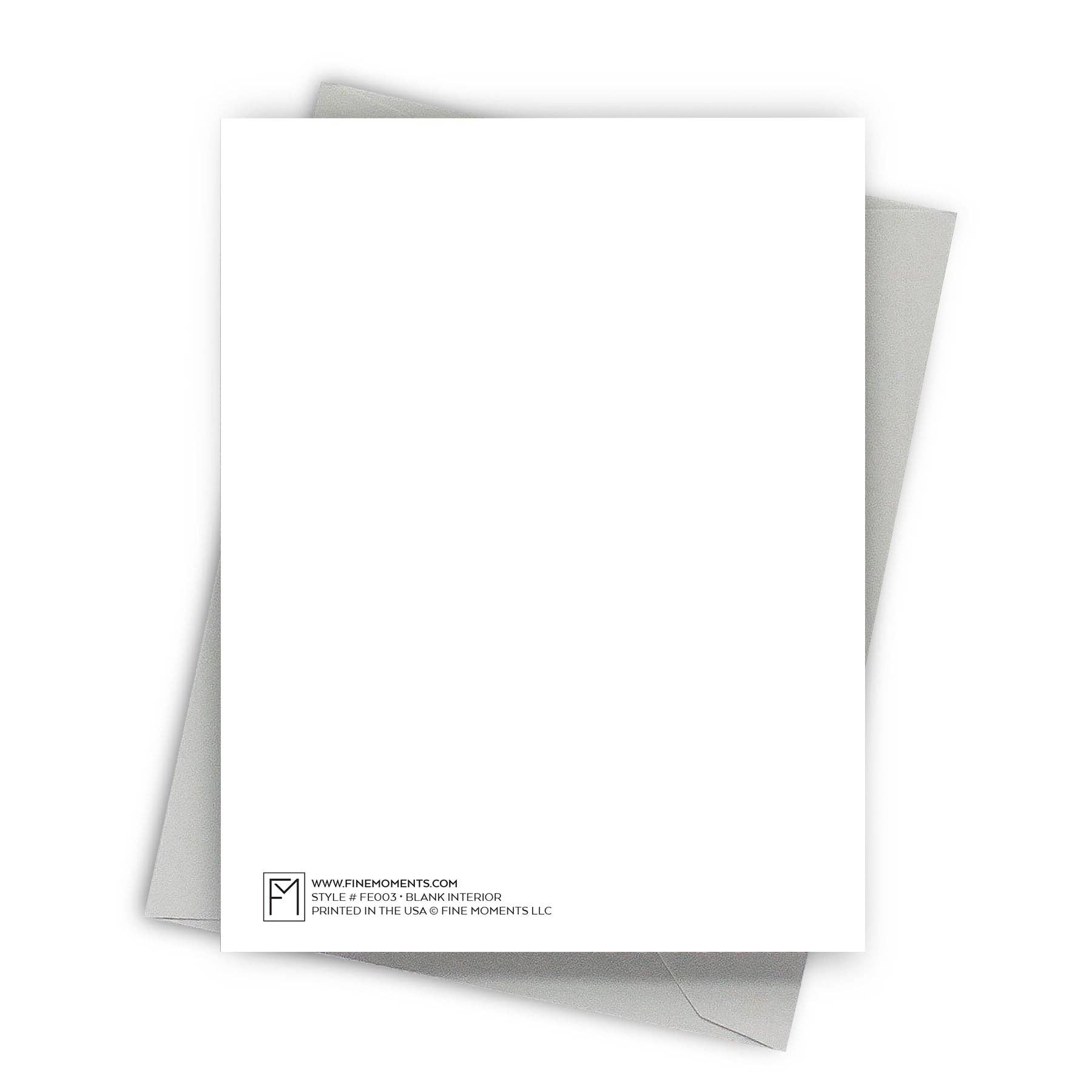 Fine Moments - You Are a Gem Greeting Card – Emerald Foil Design