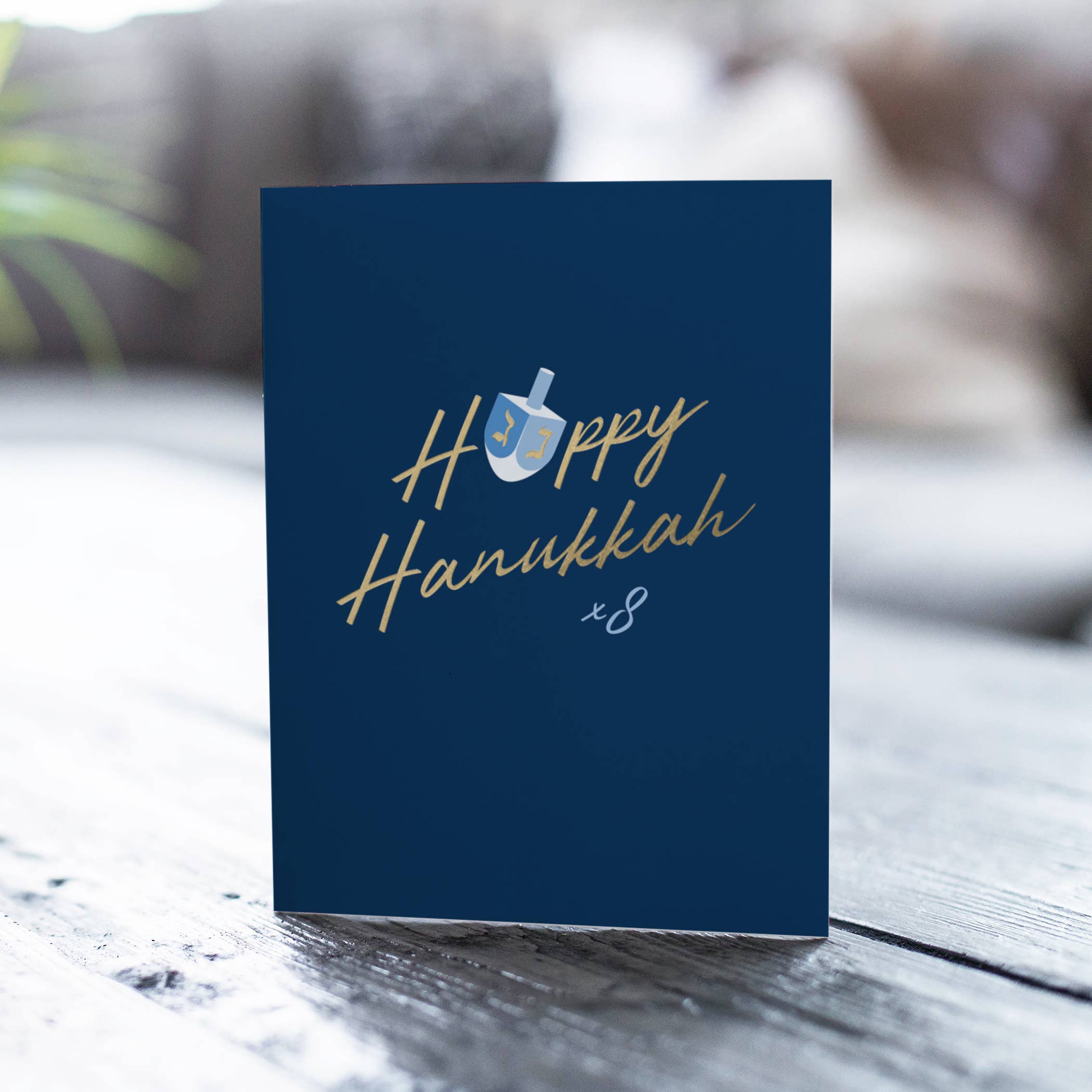Fine Moments - Happy Hanukkah – Foil-Pressed Holiday Card