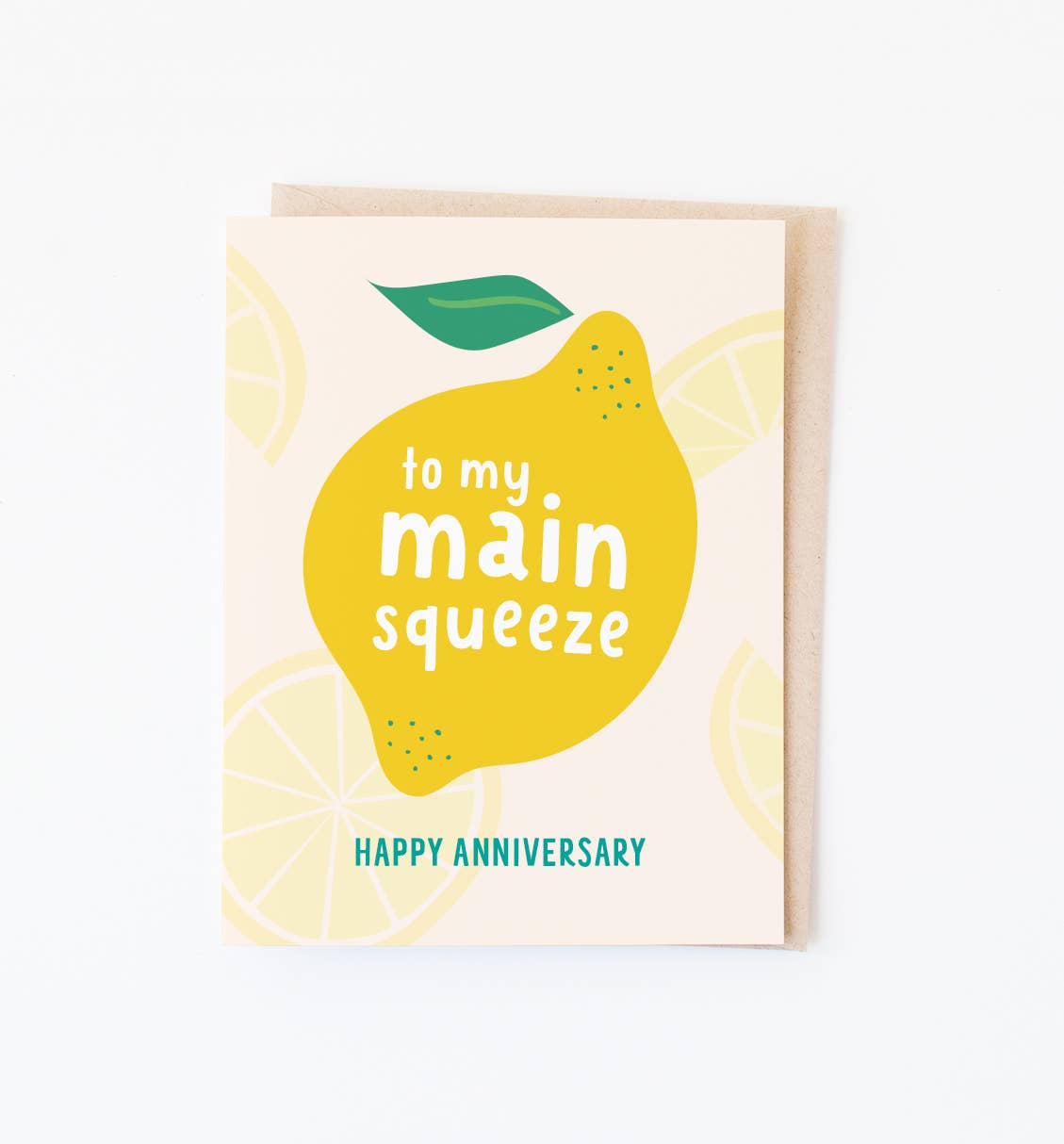 Graphic Anthology Greeting Cards - Main Squeeze anniversary greeting card