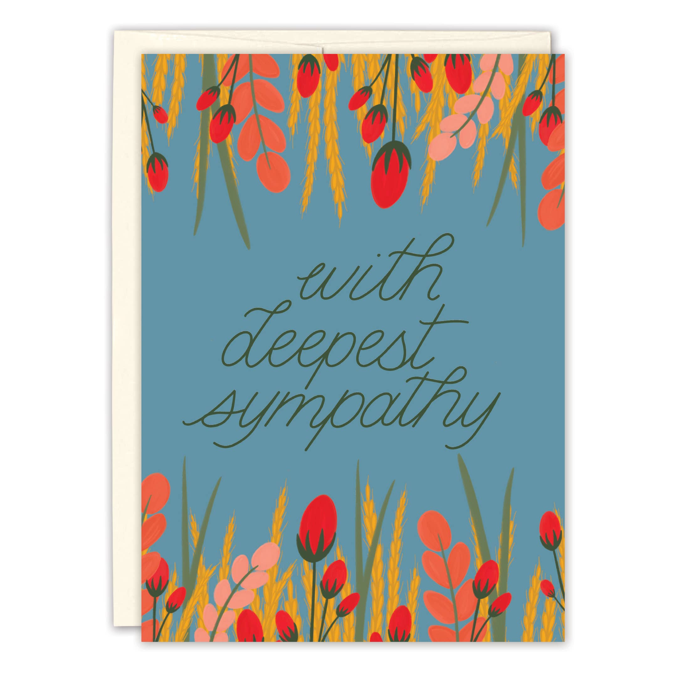 Black Joy Paper - Flower Field Sympathy Card