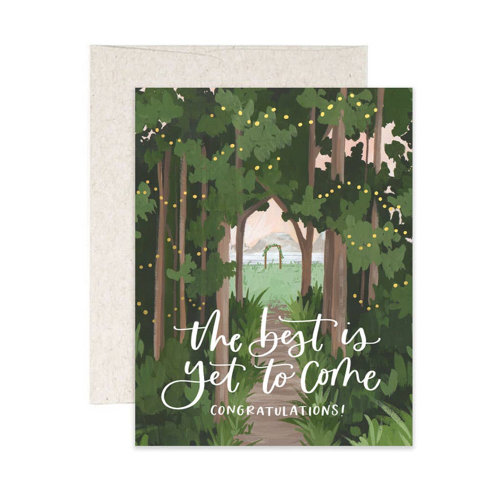 1canoe2  - Wedding Woods Greeting Card