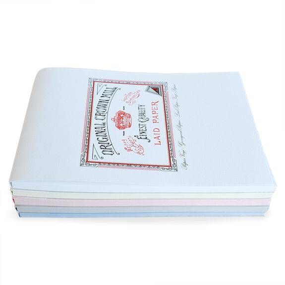 Original Crown Mill Classic Laid Writing Pads A5, White