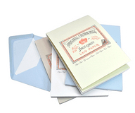 Original Crown Mill Classic Laid Writing Pads A5, Cream