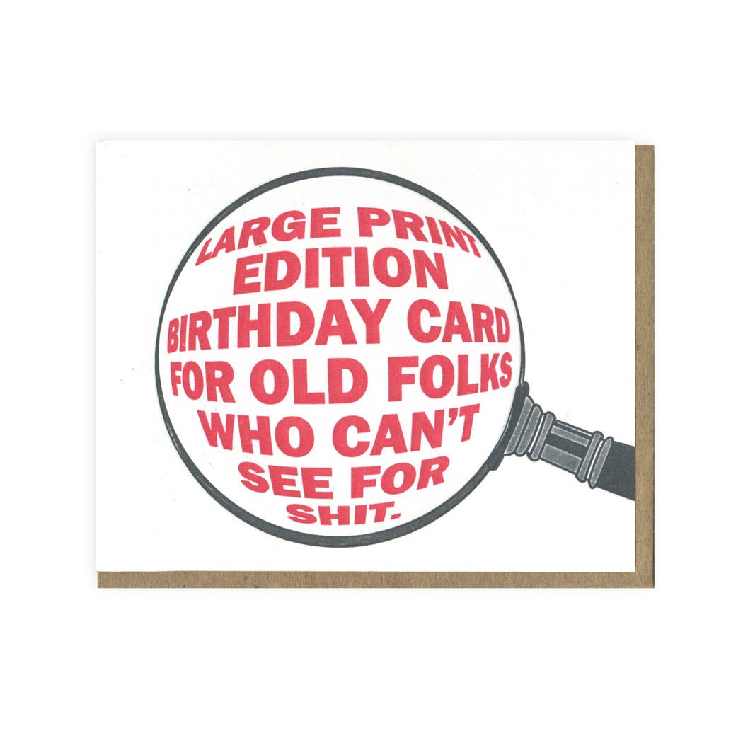 Blue Barnhouse - Large Print Edition Birthday Greeting Card