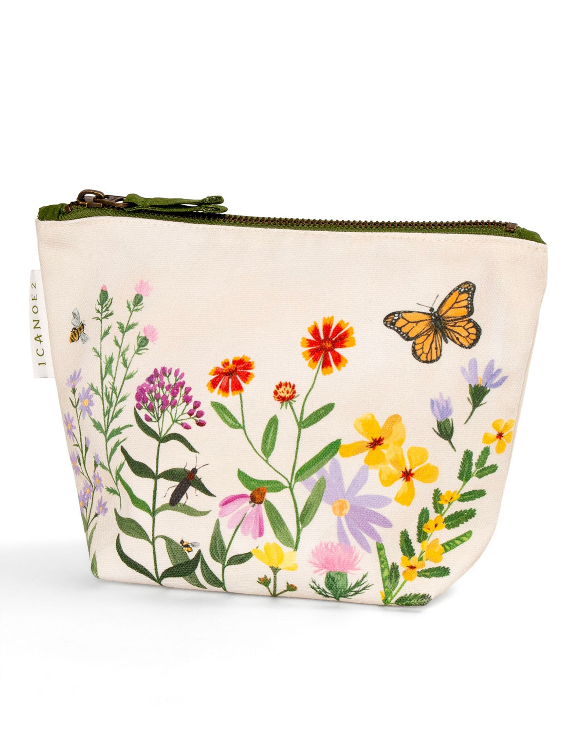 1Canoe2, Wildflower Botanicals  Canvas Pouch