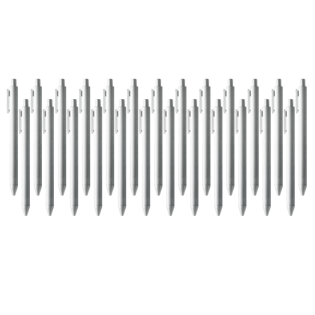 Talking Out of Turn Jotter Pen: White