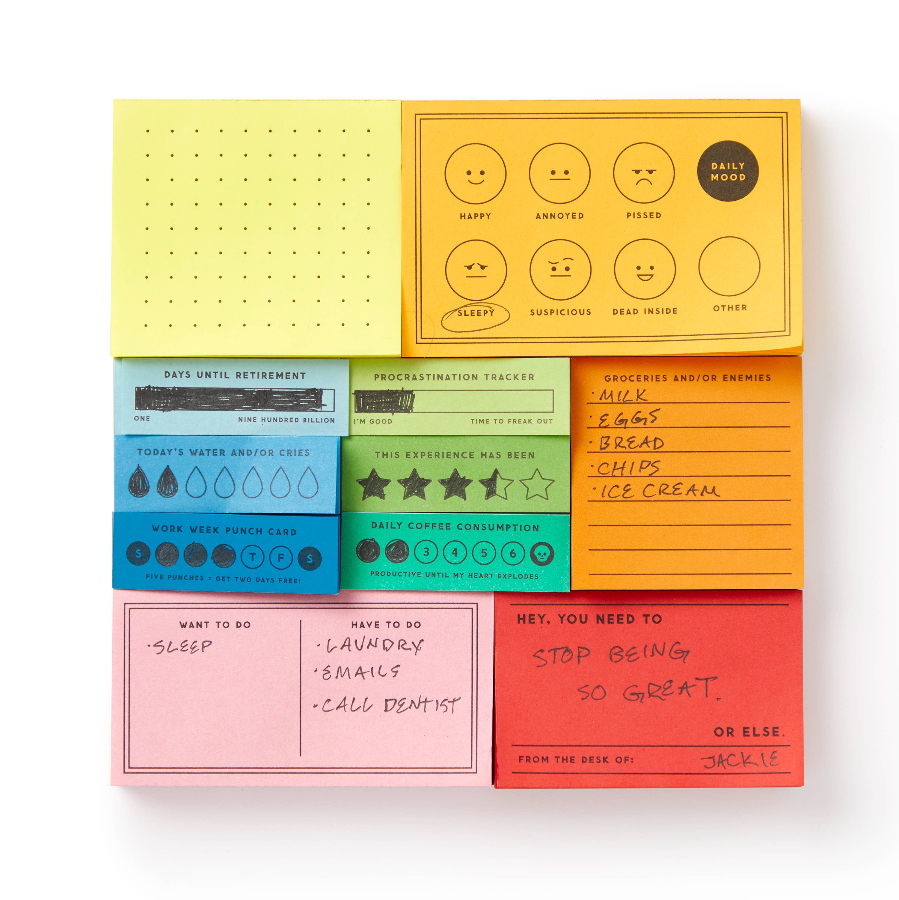 Chronicle Books - Brass Monkey I've Got A Few Notes Tear-off Notepad Set