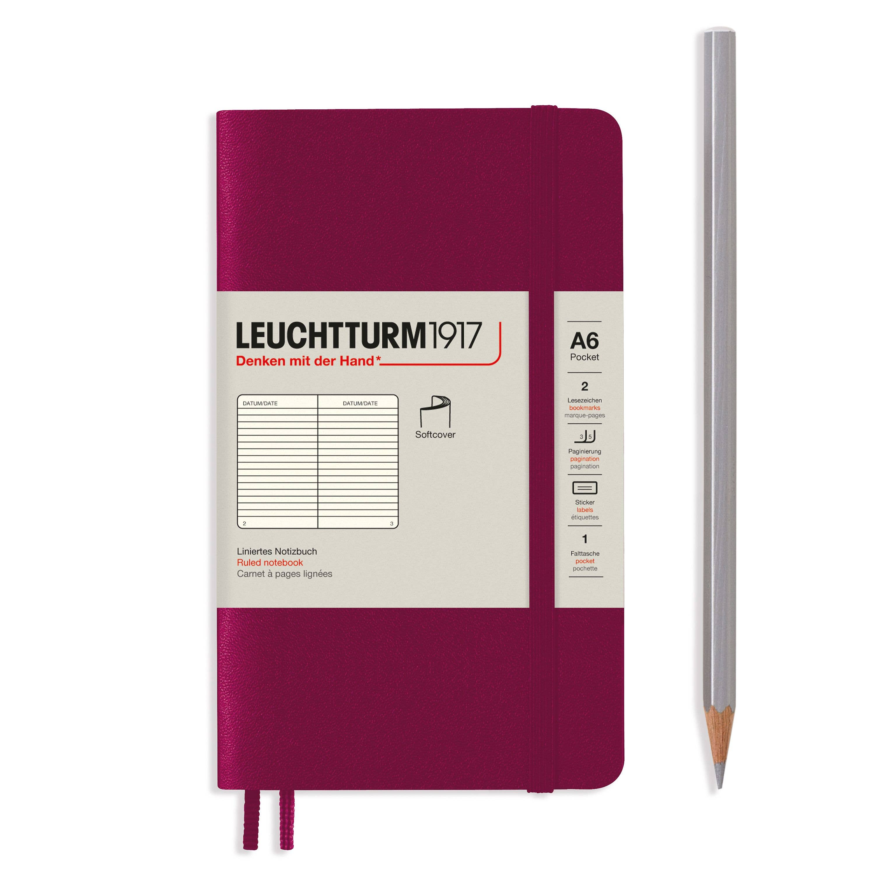 Leuchtturm1917- Notebooks - Pocket (A6): Navy / Hardcover / Ruled