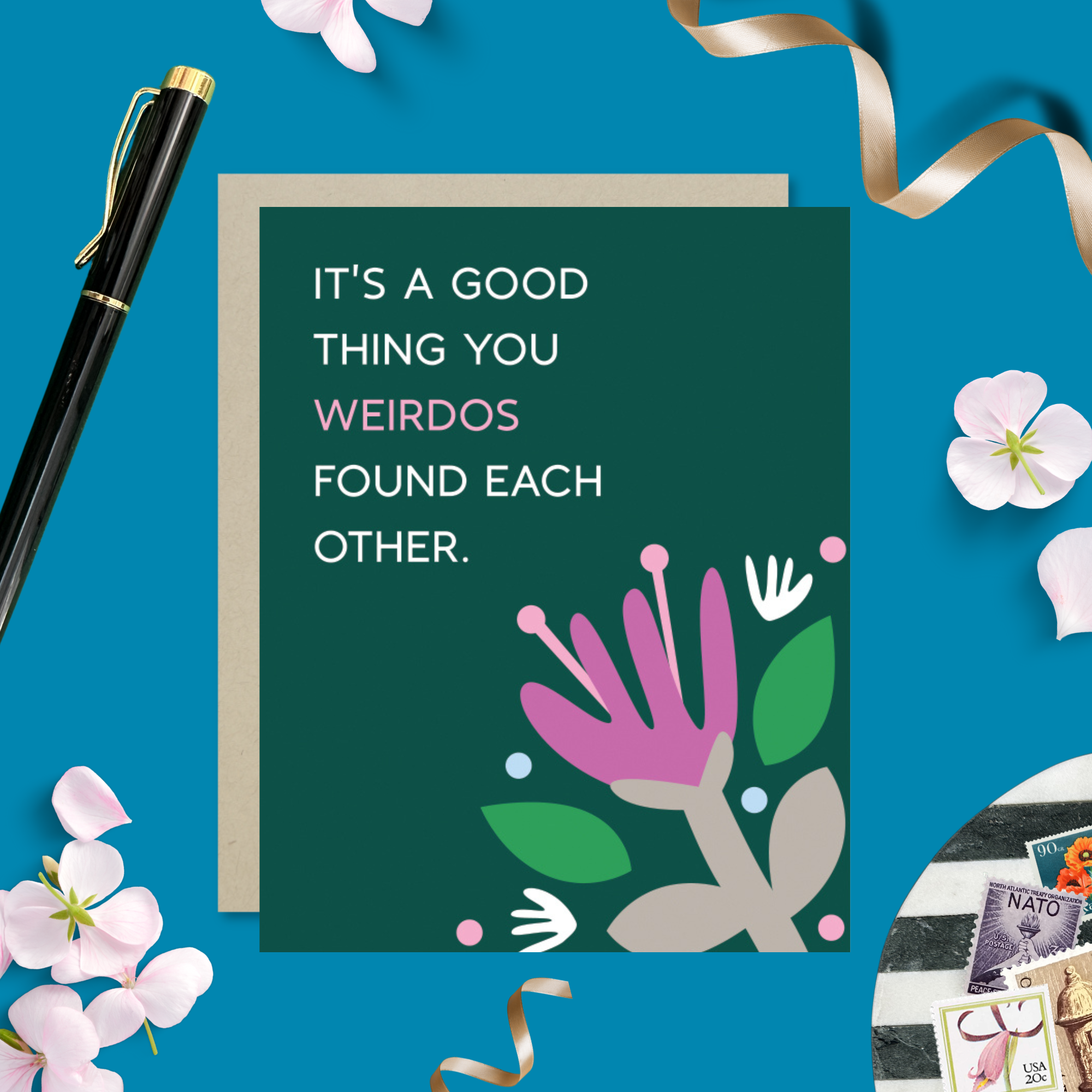 Barone and Co. - Weirdos Wedding Card