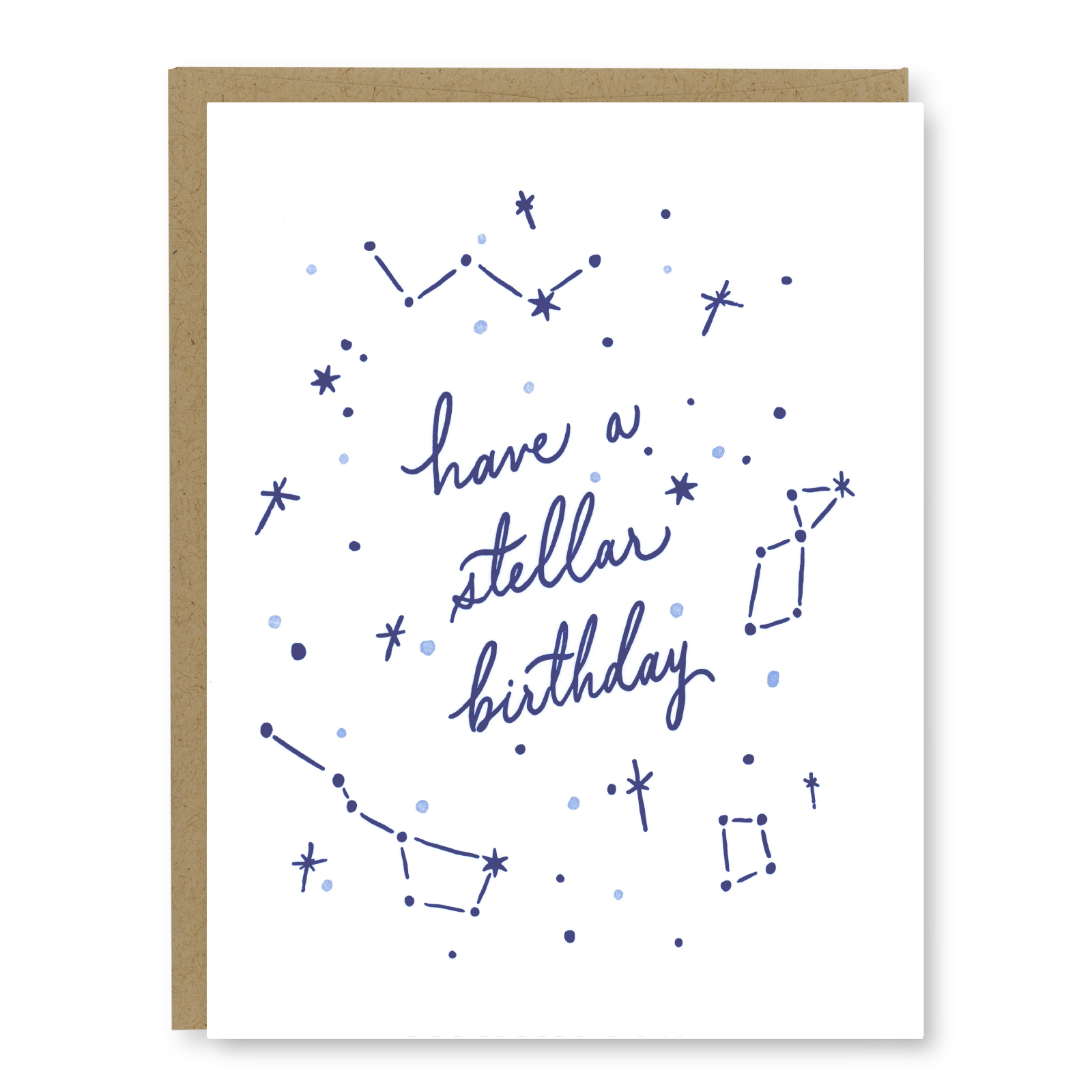 Kindred Letterpress - Stellar Birthday Card