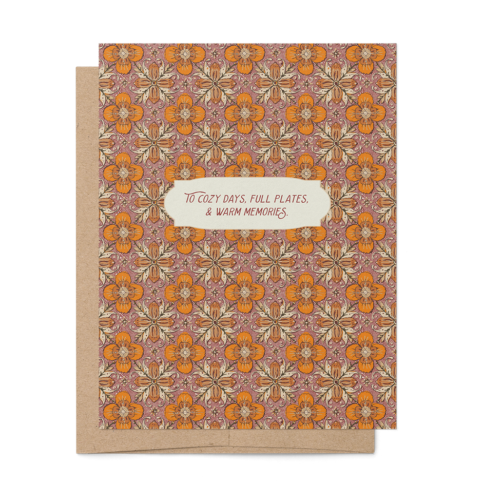 re:mused studio - Cozy Days A2 Greeting Card