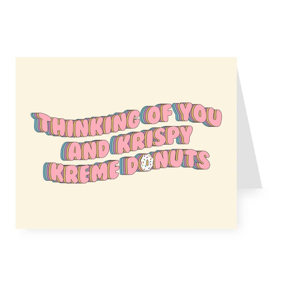 CheerNotes - You Krispy Kreme Card | Unique Thank You Card