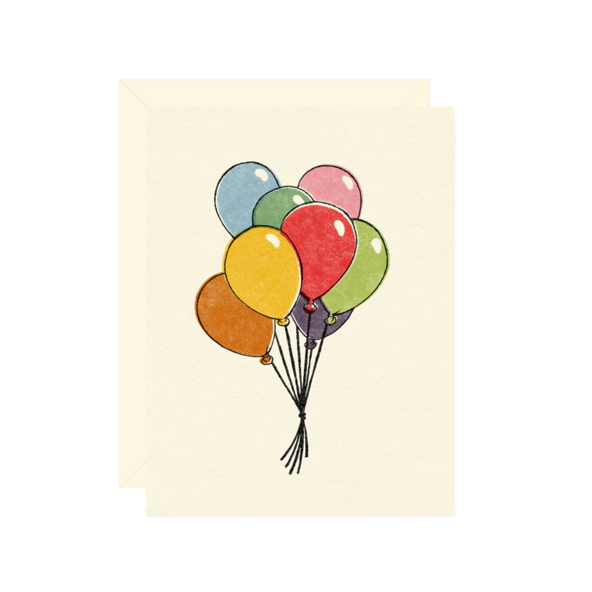 Wallflower Paper & Party - Birthday Balloons Card
