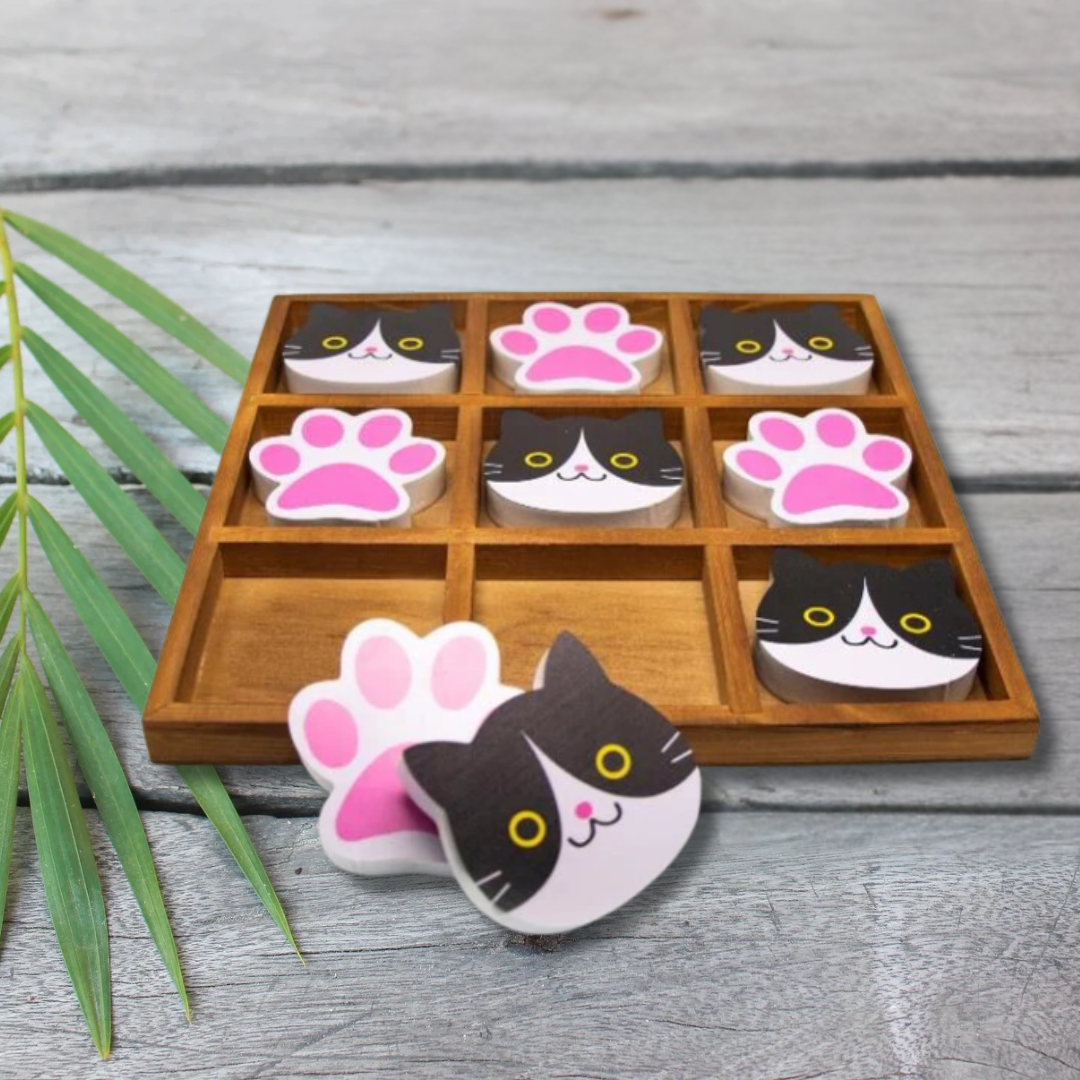 Original Source - Kitten Tic-Tac-Toe Set