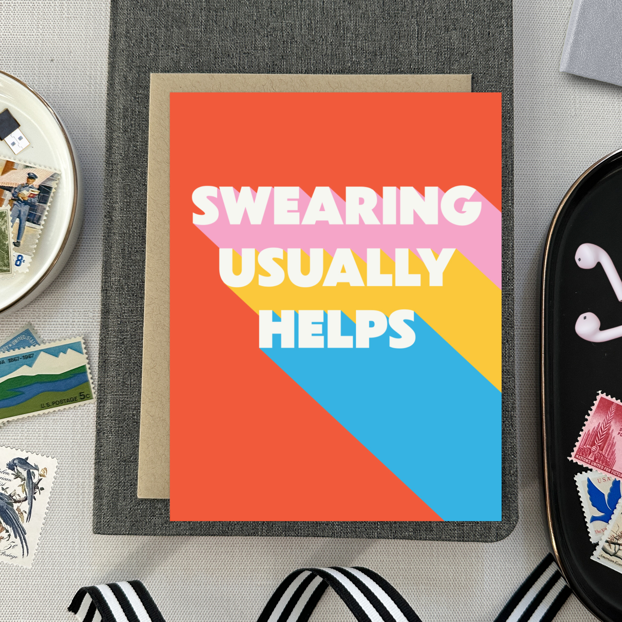 Barone and Co. - Swearing Helps Friendship Card