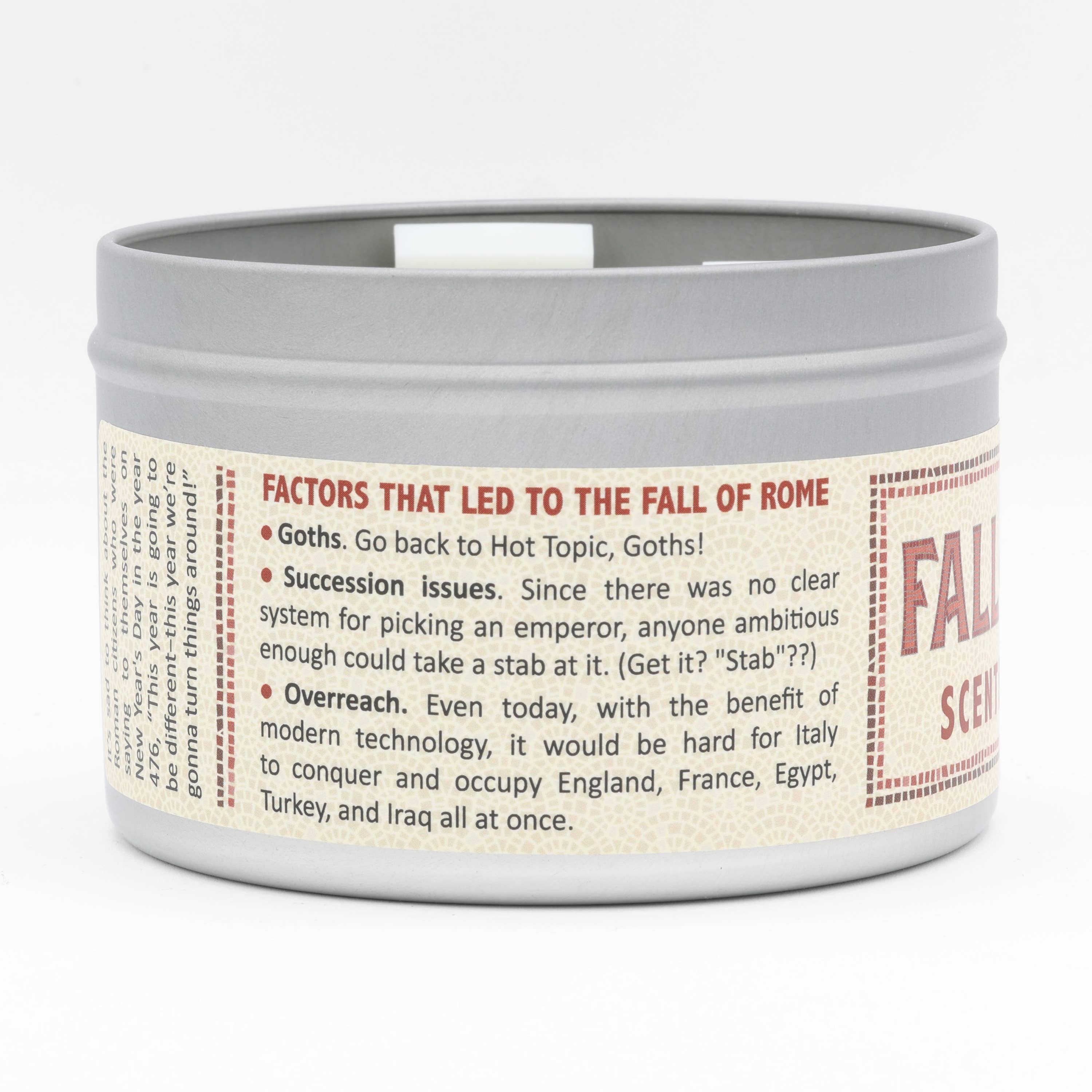 JD and Kate Industries - Fall of Rome Scented Candle