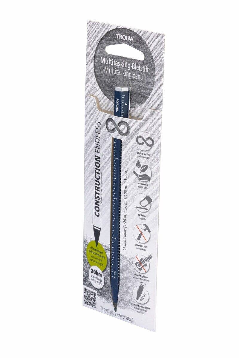 Troika Multi-Tasking Construction Endless Pencil 12.5 Miles: Black